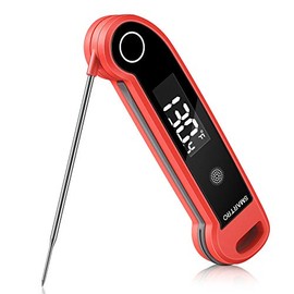 SMARTRO ST49 Termómetro digital para carne de lectura instantánea | con retroiluminación ambidiestro para alimentos, parrilla, barbacoa, cocina de coc