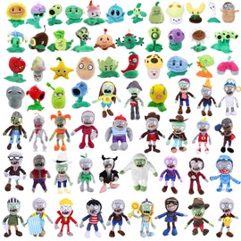 JHESAO 3 PCS Plants and Zombies PVZ Plush Plants Zombies Sets Toy, 1 2 Stuffed Soft Doll PVZ Plush Figure Doll New