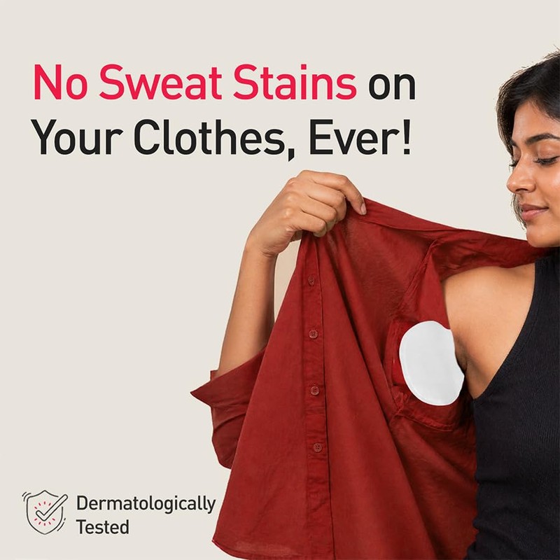 Disposable Underarm Sweat Pads Armpit Dress Shields Antiperspirant Absorbent Odour
