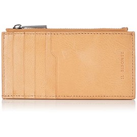 IL BISONTE SVW001PVX001 Naturale Card Case, NATURALE, Free size