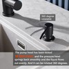 Soap Dispenser for Kitchen Sink Matte Black, Lotion Dispenser for