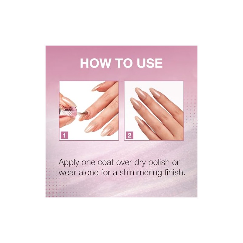 Seche Top Coat Efecto Diamante Pink 14.8ml