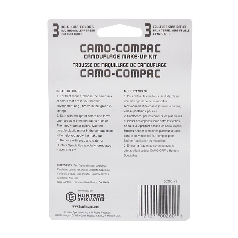 Hunters Specialties 3 Color Woodland Makeup Kit