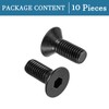 QUARKZMAN M10 x 25 mm Hex Socket Flat Head Countersunk