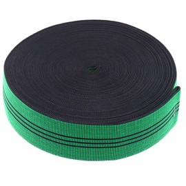 Tanstic 1 Roll 2 Inch x 52.5 Ft Green Sofa Elastic Webbing Stretch Latex Band Upholstery Webbing Replacement Elastic Webbing Flexible Chair Webbing Elastic Webbing Rolls for Chair Sofa Furniture