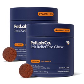 PetLab Co. Itch Relief Chew Pro – Itch Relief Chews for Dogs, Omega 3 Itch Supplement, Packed with Beneficial Fatty Acids for Healthy Skin, Seasonal Allergies Support - Packaging May Vary - Pack of 2