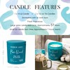 Hidden Label Scented Candles, Key Lime & Coconut Large Candle