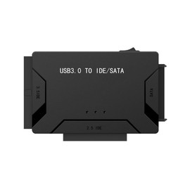 CENPEK IDE SATA to USB3.0 Adapter Hard Drive Adapter for 2.5"/3.5" IDT/SATA Hard Drives 12V 2A Support 2TB