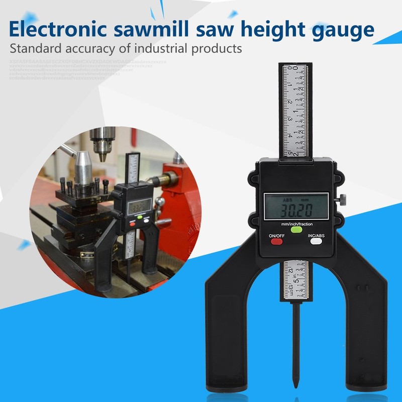0-80mm Digital Height Gauge Woodworking Depth Gauge with Digit Display