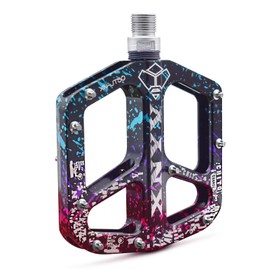 XNYV 9/16 inchBike Pedals Mountain Bike Pedal Lightweight Bicycle Platform Flat Pedal for BMX MTB Adult Road Bike Universal Colorful