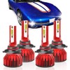 YXQQHY LED Fog Bulbs For Chevy Corvette C5 1997-2004,9005 9006