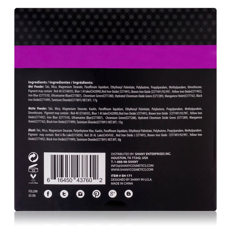 SHANY 'Woke Up Like This' Makeup Kit - Eye Shadows,