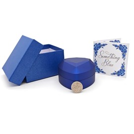 ASVP Shop Something Blue for Bride Gift With Sixpence Coin - Comes with Special Case and Box
