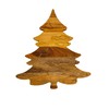 Affinity Decor Wood Cutting Board for Kitchen Christmas Snow Leaf