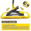 Dolanx Dust Mop with Microfiber & Chenille Pads, Dry Wet