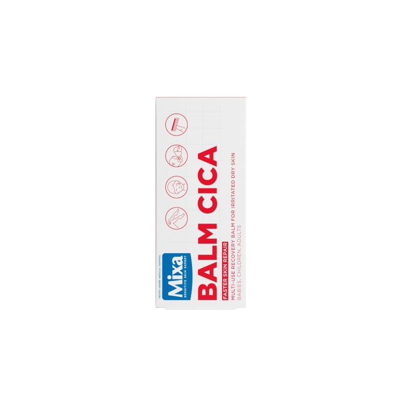Mixa Multi-Use Balm Cica, Multi-Use Recovery Balm for Irritated Dry