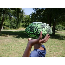 Sunflex® Neoprene American Football Funky Boom | Very Grip | Throw Egg Ideal Throwing and Catching | Ball Soft and Lightweight for Beach and Garden | Extremely Robust and for All Age Groups
