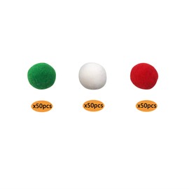 Color Pom Poms Decor for Arts and DIY Crafts 150PCS