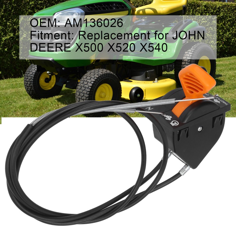 Motorcycle Throttle Choke Control Cable AM136026 Replacement for JOHN DEERE