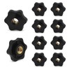 JJWNMLL 10 pieces M8 x 32 mm hexagonal plastic head