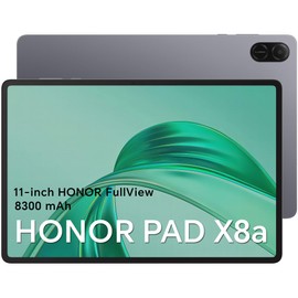 HONOR Pad X8a Tablet 11 Inch Android 14 + Bluetooth, WiFi, 128 GB/4 GB RAM Tablet with 4 Speakers, 90 Hz Eye Protection Display, 8300 mAh, Space Grey