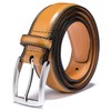 KM Legend Men's Genuine Leather Dress Belt with Premium Quality