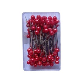 Gusset Needles, Cute, Heat Resistant, Patchwork, Sewing Supplies, Crafts, Handmade, Quilting, Waiting Needles, Pack of 100, Red