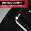 Flexi Muscles - Qucik-Lock Gym Belt for Power Lifting (Red,