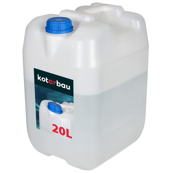 KOTARBAU® Water Canister 20 L without Tap Plastic Canister for