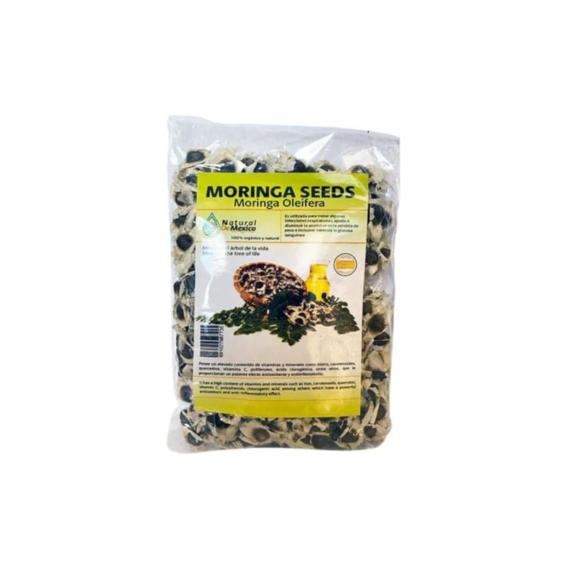 Natural De Mexico Semillas de Moringa Seeds 4 onzas Te