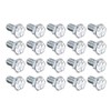 sourcing map Hex Head Screw Bolts Carbon Steel 1/4"-20x1/2" Fastener
