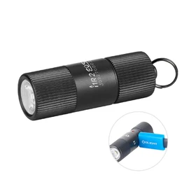 OLIGHT i1R 2 EOS 150 Lumens Tiny Rechargeable Keychain Flashlight EDC Mini LED Keyring Light with Built-in Battery for Camping Hiking Dog Walking etc
