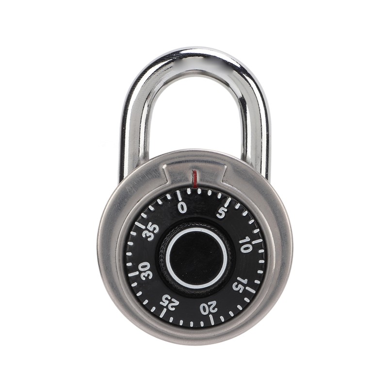 Dial Combination Lock Heat Treatment Hardened Steel Security Waterproof for