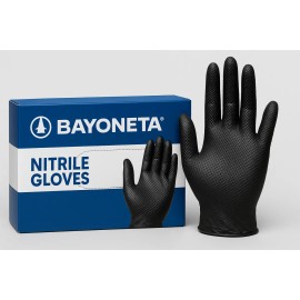 Guantes Nitrilo Xl 100pz Texturizados Alta Resistencia Ruda