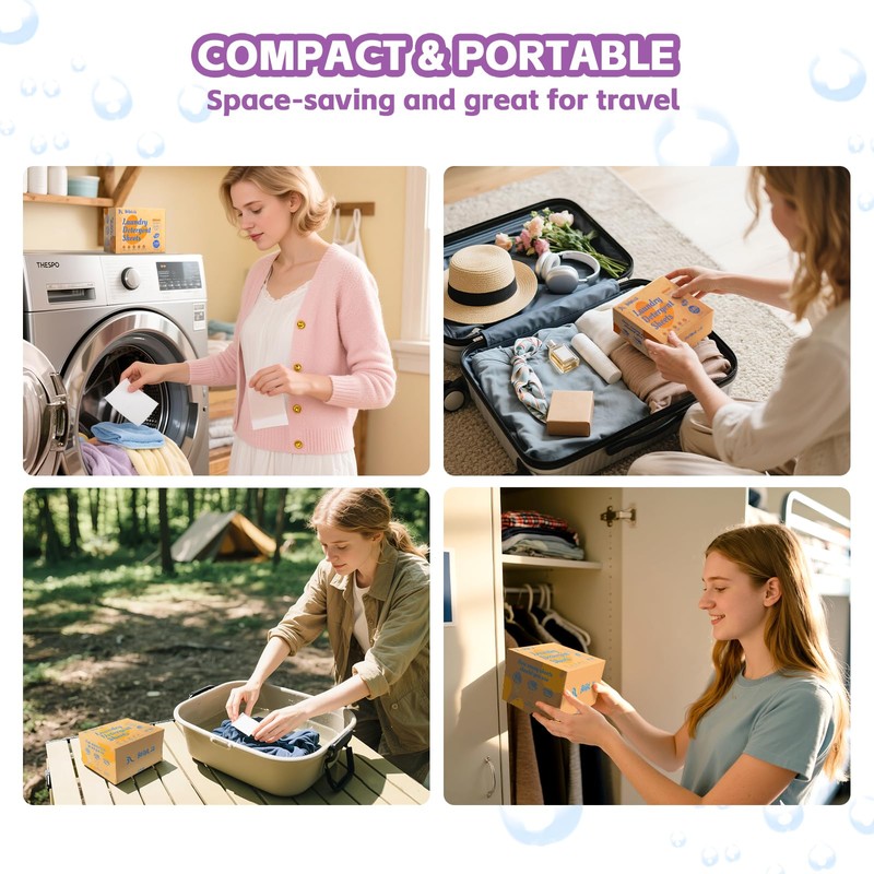 BellaLuce Laundry Detergent Sheets - Laundry Sheets, 400 Loads, Eco-Friendly,