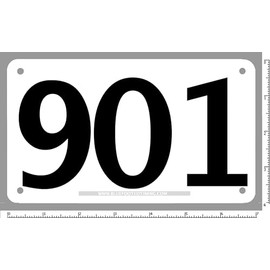 BlueFootedTiming Race Numbers 901-1000 Competitor tryout tyvek bib Numbers, Set of 100, 4"x7", Industry Standard tyvek tearproof & Waterproof. Select Sequence Using Size Choice.