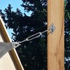 ECOOPTS Sun Shade Sail Hardware Kit with 8" Turnbuckles for