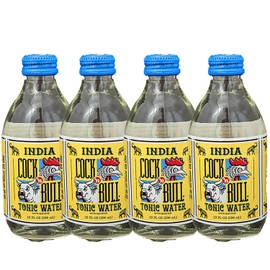 Cock n Bull Tonic Water 4 Pack 10oz Soda Bottles - Ideal Mixer for Cocktails, Mocktails, and Bartenders - Premium Quality for Perfect Mixed Drinks - Refreshing Flavor Profile- Made In USA