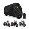 EASYTAO Funda para Moto, Cubre impermeable Tamaño Grande 245cm-105cm-125cm
