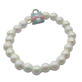YQAUCES Cartoon bracelet, middle, 塑料, Pearl