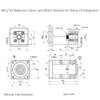 Coavoo Motor Mount and BK12 Bearing End Support Block for