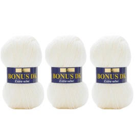 Hayfield Bonus DK - 100g - Pack of 3 (Cream (812))