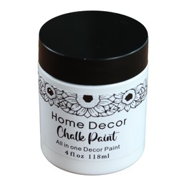 JAJADO White Chalk Paint for Furniture Acrylic Paint 4 Oz/118ml, White Chalk Paint for Wood, Furniture Paint Matte Paint for Glass, Plastic, Cabinet Paint, Craft Paint Indoor/Outdoor No Wax Needed