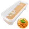 BNYD Microwave Pasta Cooker with Built-in Strainer Lid – Spaghetti