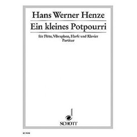 Ein kleines Potpourri: aus der Oper "Boulevard Solitude". flute, vibraphone, harp and piano. Partition et parties.