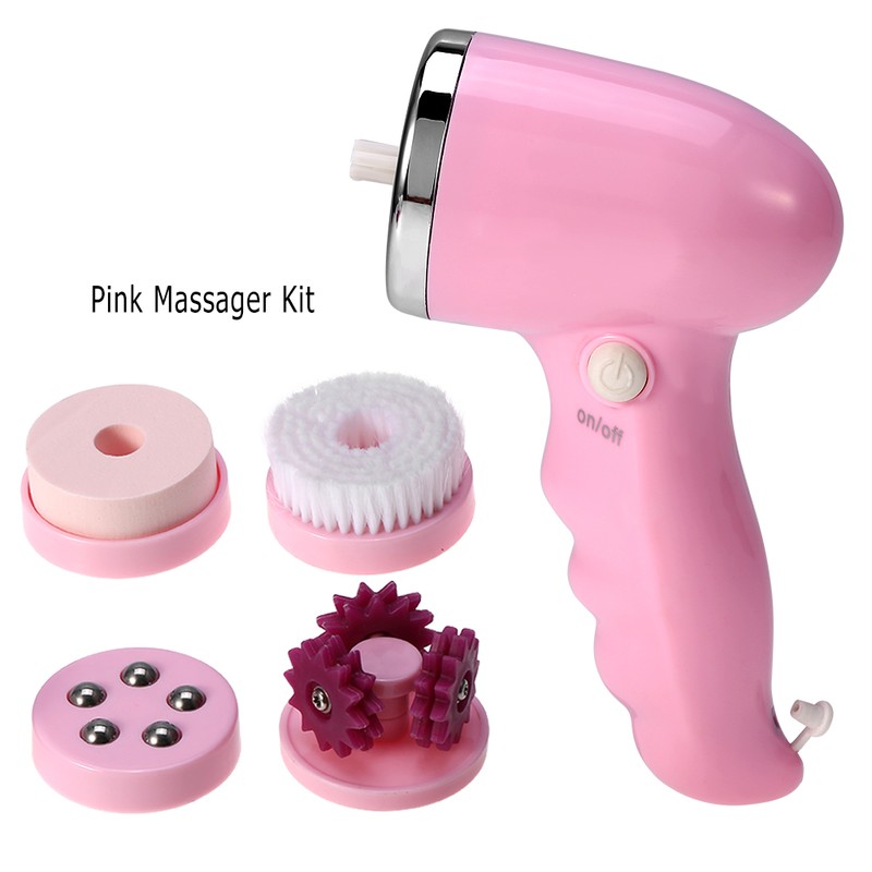 4 In 1 USB Electric Pore Cleaner Massager Changeable Massage