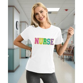 NEWKA Nurse Shirt for Women Nurse Life T-Shirts Nurses Week Tee Top