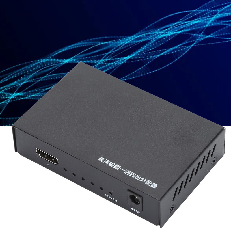HD Multimedia Interface Splitter 1 in 4 Out 1x4 HD