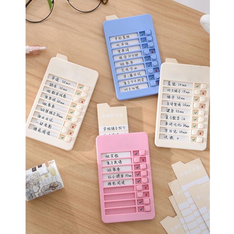 2 Pcs Mini to Do List Checklist Board, Chores Chart