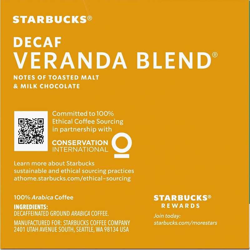 Starbucks Coffee Starbucks Decaf House Blend Coffee K-Cup Pods, Medium